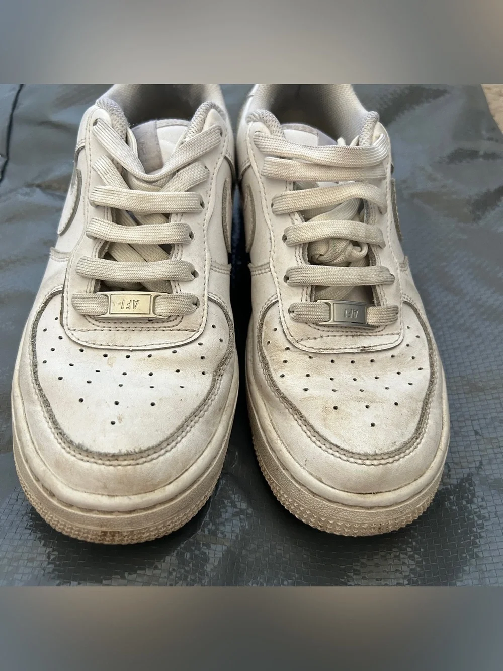 Nike Air Force Ones Low-top Size 4.5y Fit Women’s 6.5 white